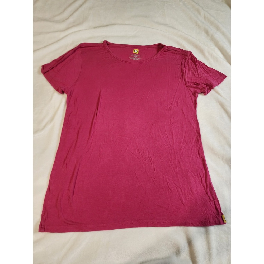WonderWink Pink Short Sleeve Scrub Undershirt Layering Tee Women L